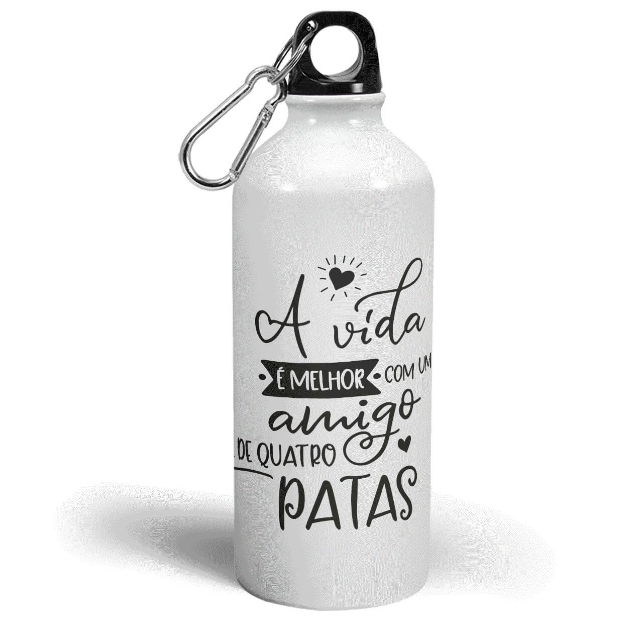 Garrafa A Vida é Melhor Com Um Amigo de 4 Patas