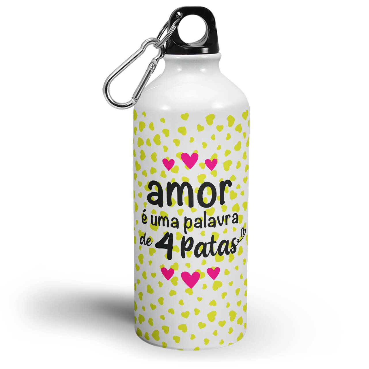 Garrafa Amor é Palavra de 4 Patas