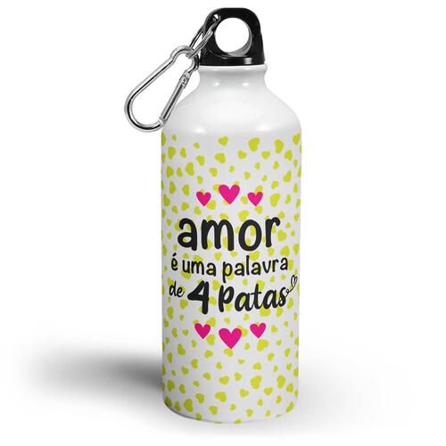 Garrafa Amor � Palavra de 4 Patas
