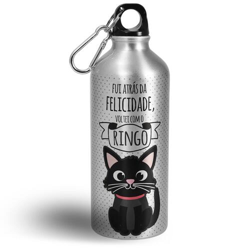 Garrafa Personalizada Gato Preto