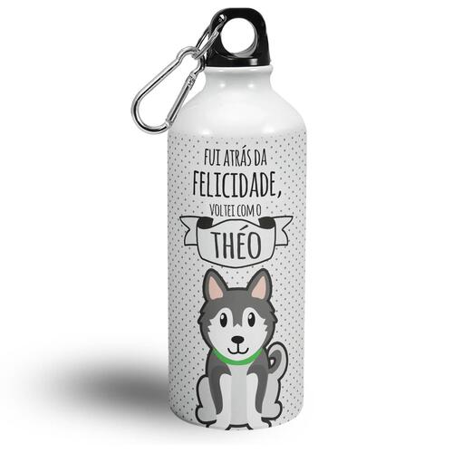 Garrafa Personalizada Husky Siberiano