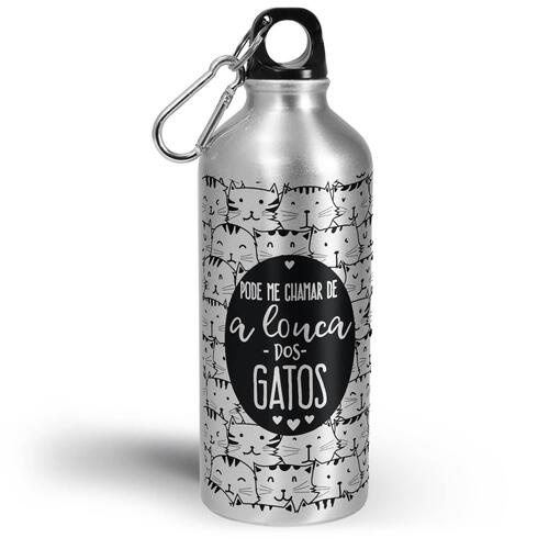 Garrafa Pode Me Chamar de Louca dos Gatos