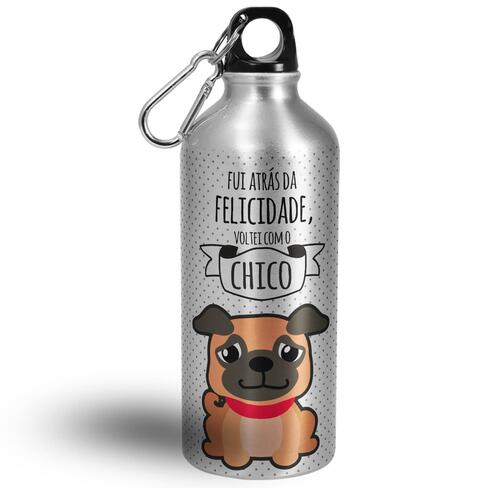 Garrafa Personalizada Pug
