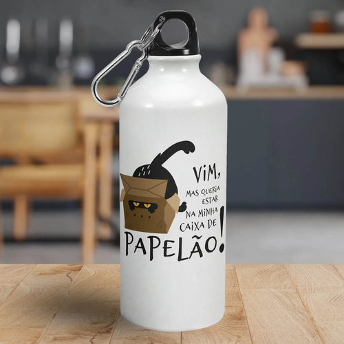 Garrafa Vim Mas Preferia Ficar na Caixa de Papel�o