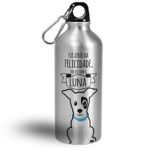 Garrafa Personalizada Vira-Lata Pelo Curto