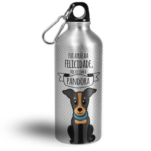 Garrafa Personalizada Vira-Lata Pelo Curto