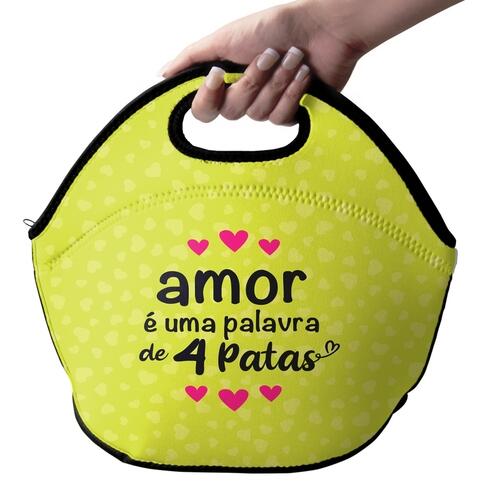 Lancheira T�rmica Amor � Palavra de 4 Patas