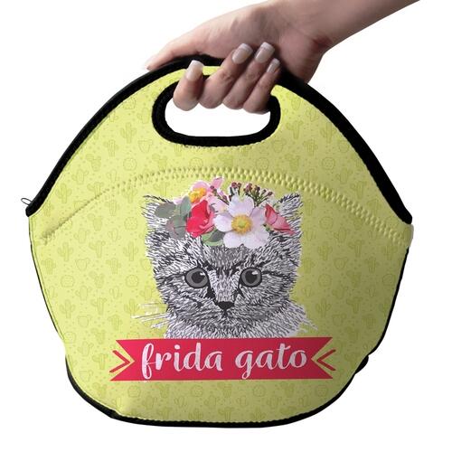 Lancheira T�rmica Frida Gato - Cole��o Pintores