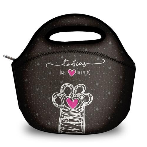 Lancheira Personalizada Com os Nomes dos Pets - Cole��o Patinha
