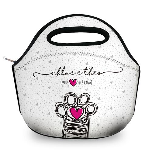 Lancheira Personalizada Com os Nomes dos Pets - Cole��o Patinha