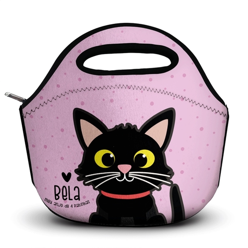 Lancheira T�rmica Personalizada Gato Preto