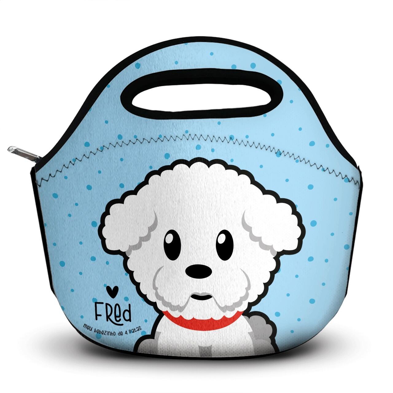 Lancheira Térmica Personalizada Bichon Frisé