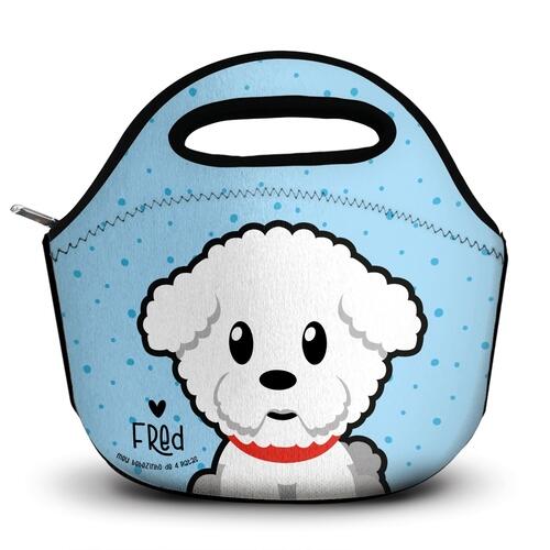 Lancheira Térmica Personalizada Bichon Frisé