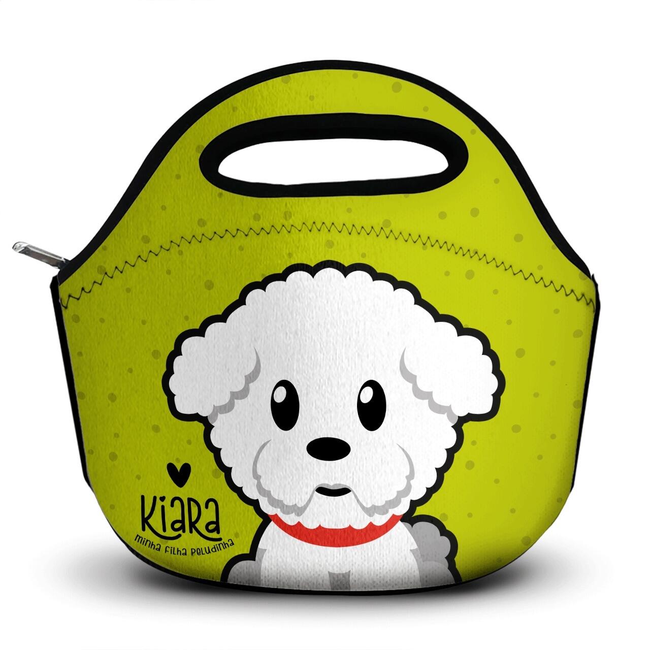 Lancheira Térmica Personalizada Bichon Frisé