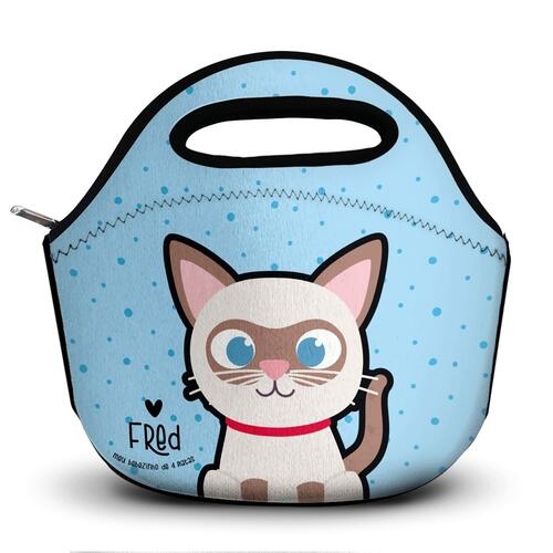 Lancheira T�rmica Personalizada Gato Siam�s