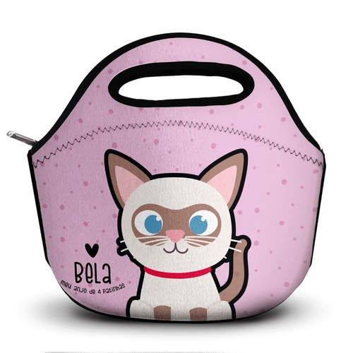 Lancheira T�rmica Personalizada Gato Siam�s