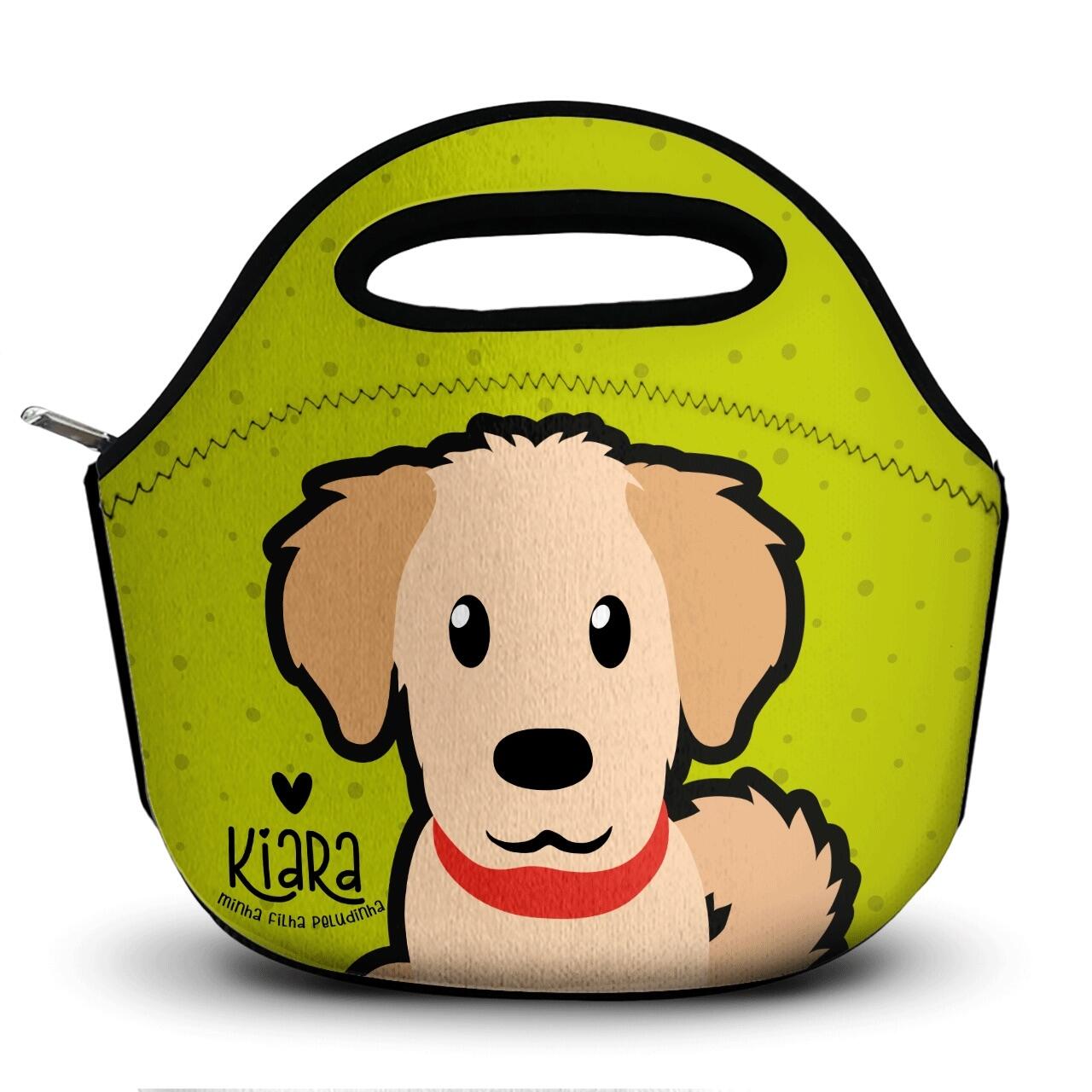 Lancheira Térmica Personalizada Golden Retriever