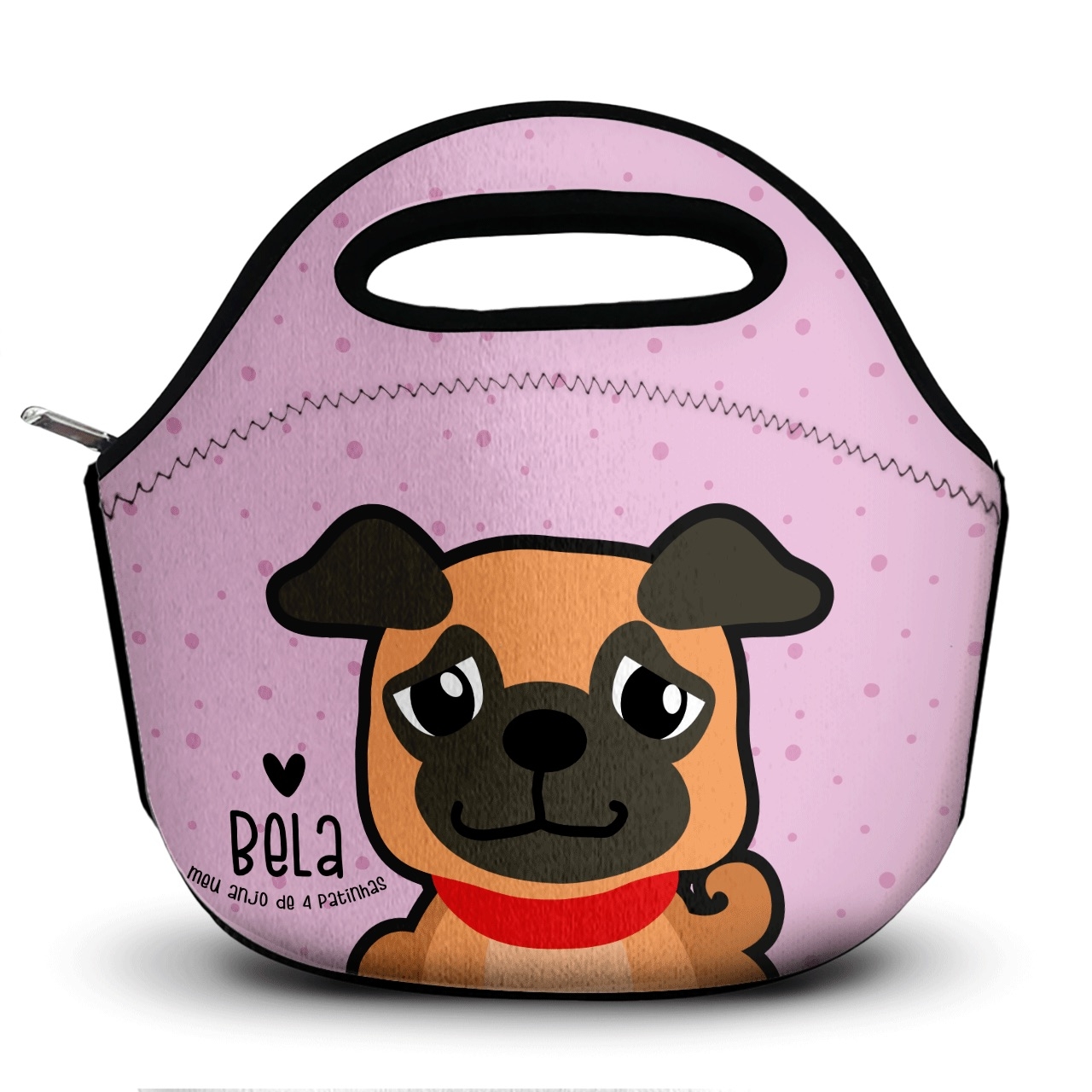 Lancheira Térmica Personalizada Pug