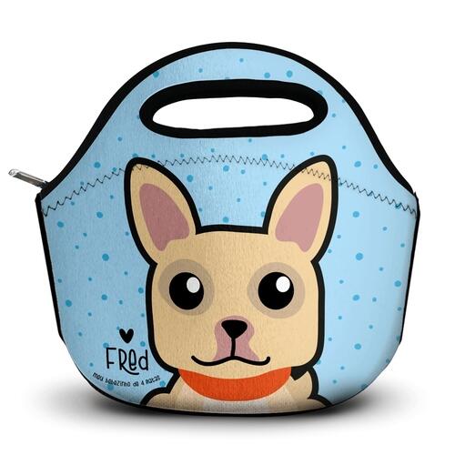 Lancheira T�rmica Personalizada Buldogue Franc�s