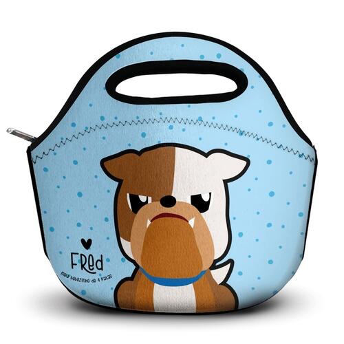 Lancheira T�rmica Personalizada Buldogue Ingl�s