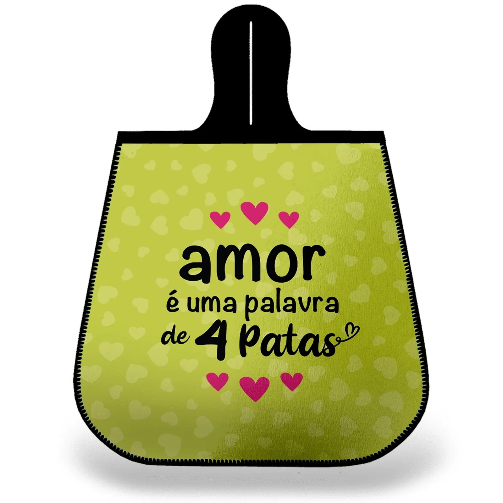Lixeira para Carro Amor é palavra de 4 patas