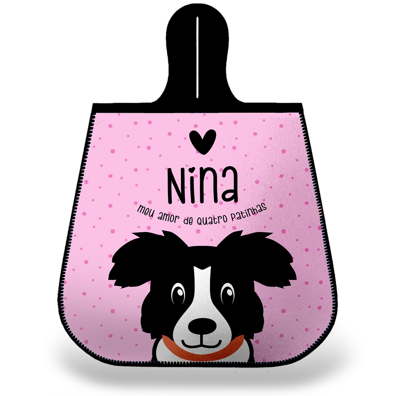 Lixeira para Carro Personalizada Border Collie