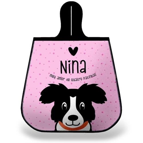 Lixeira para Carro Personalizada Border Collie