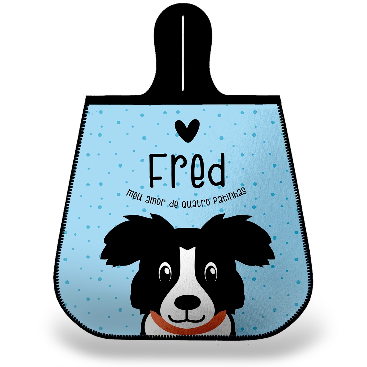 Lixeira para Carro Personalizada Border Collie