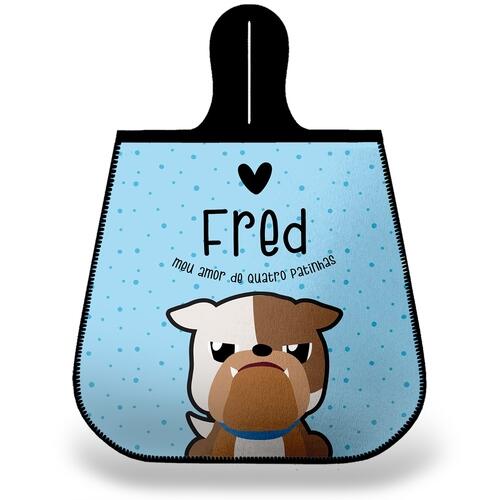 Lixeira para Carro Personalizada Buldogue Ingl�s