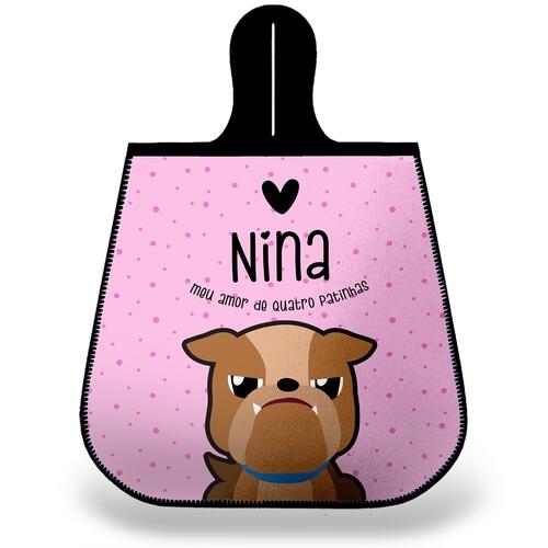 Lixeira para Carro Personalizada Buldogue Ingl�s