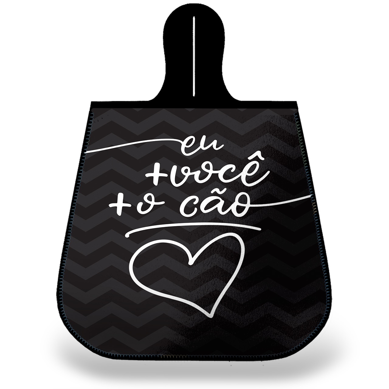 Lixeira para Carro Eu Você e o Cão = Amor
