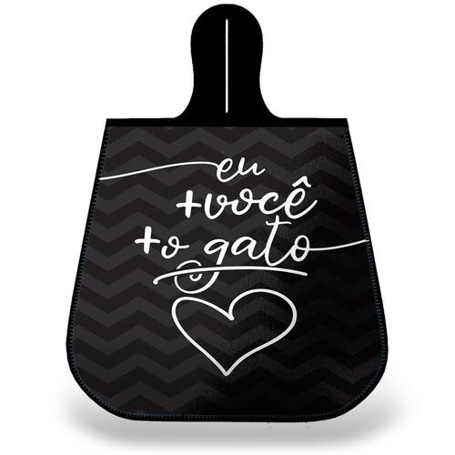 Lixeira para Carro Eu Voc� e o Gato = Amor