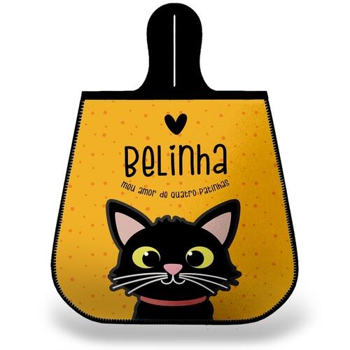 Lixeira para Carro Personalizada Gato Preto