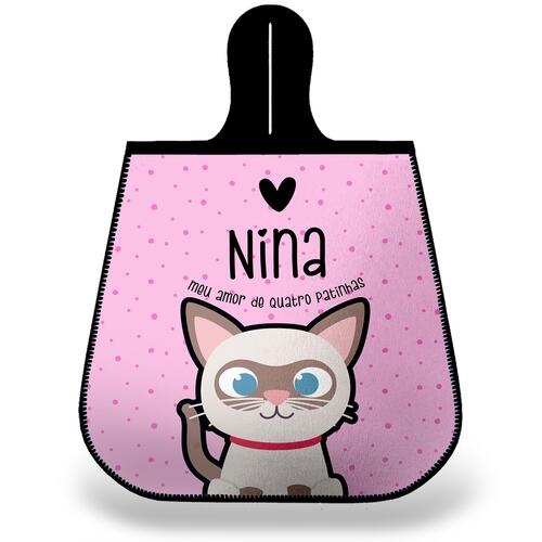 Lixeira para Carro Personalizada Gato Siam�s