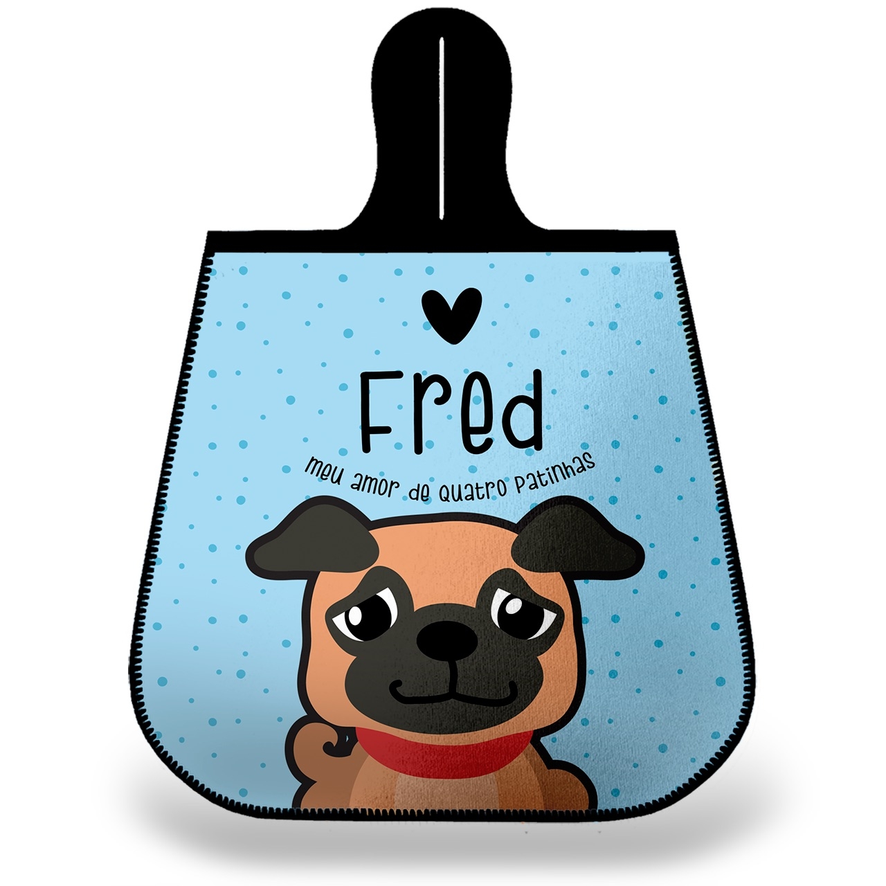 Lixeira para Carro Personalizada Pug