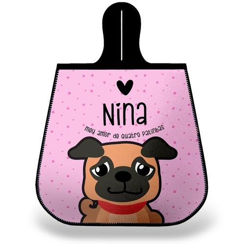 Lixeira para Carro Personalizada Pug