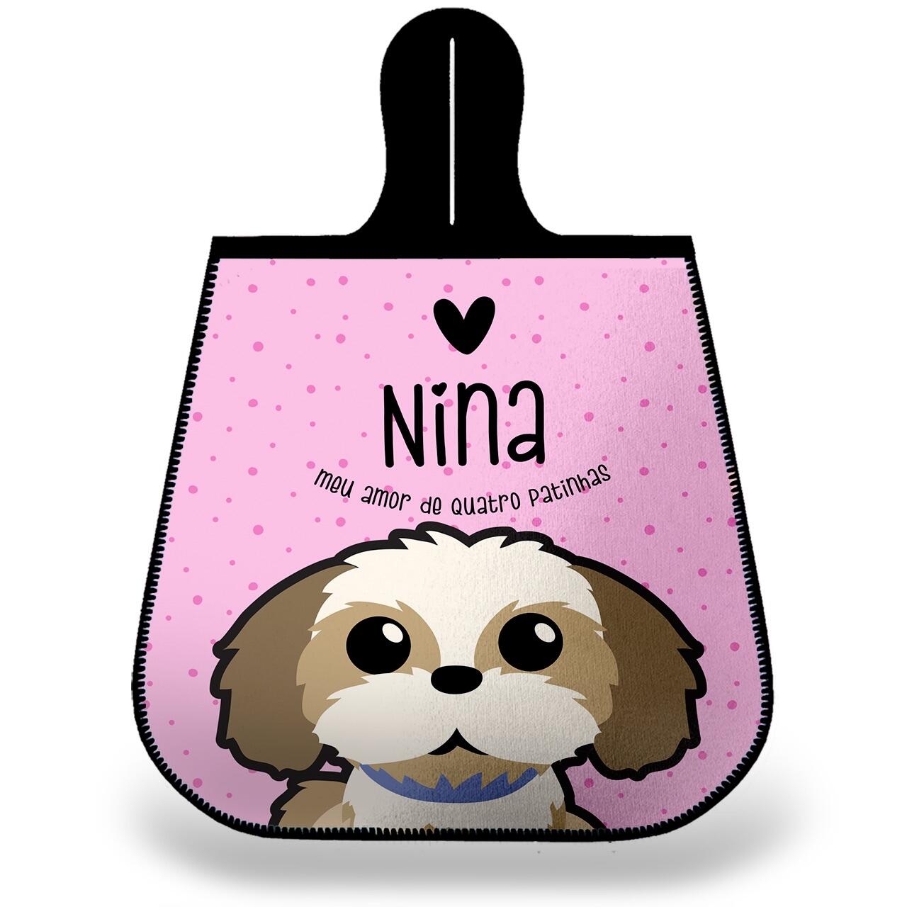 Lixeira para Carro Personalizada Shih Tzu