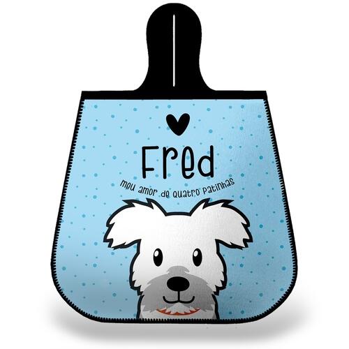 Lixeira para Carro Personalizada Vira-Lata Peludo
