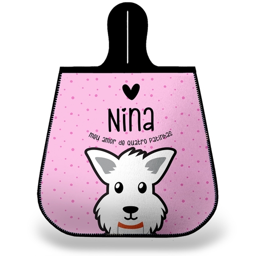 Lixeira para Carro Personalizada West Terrier