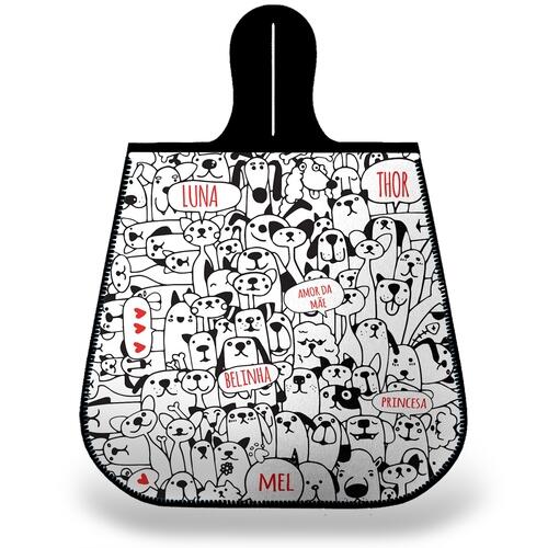 Lixeira para carro Personalizada Bicharada - Com os Nomes dos Seus Pets