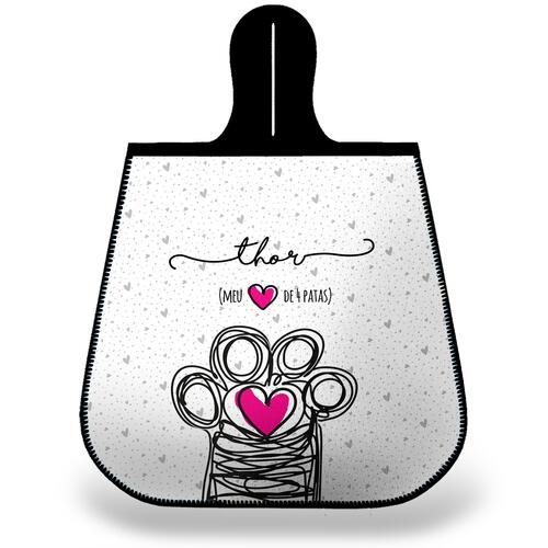 Lixeira para carro Personalizada Com os Nomes do Pets - Cole��o Patinha