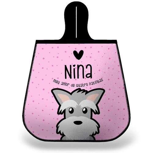 Lixeira para Carro Personalizada Schnauzer