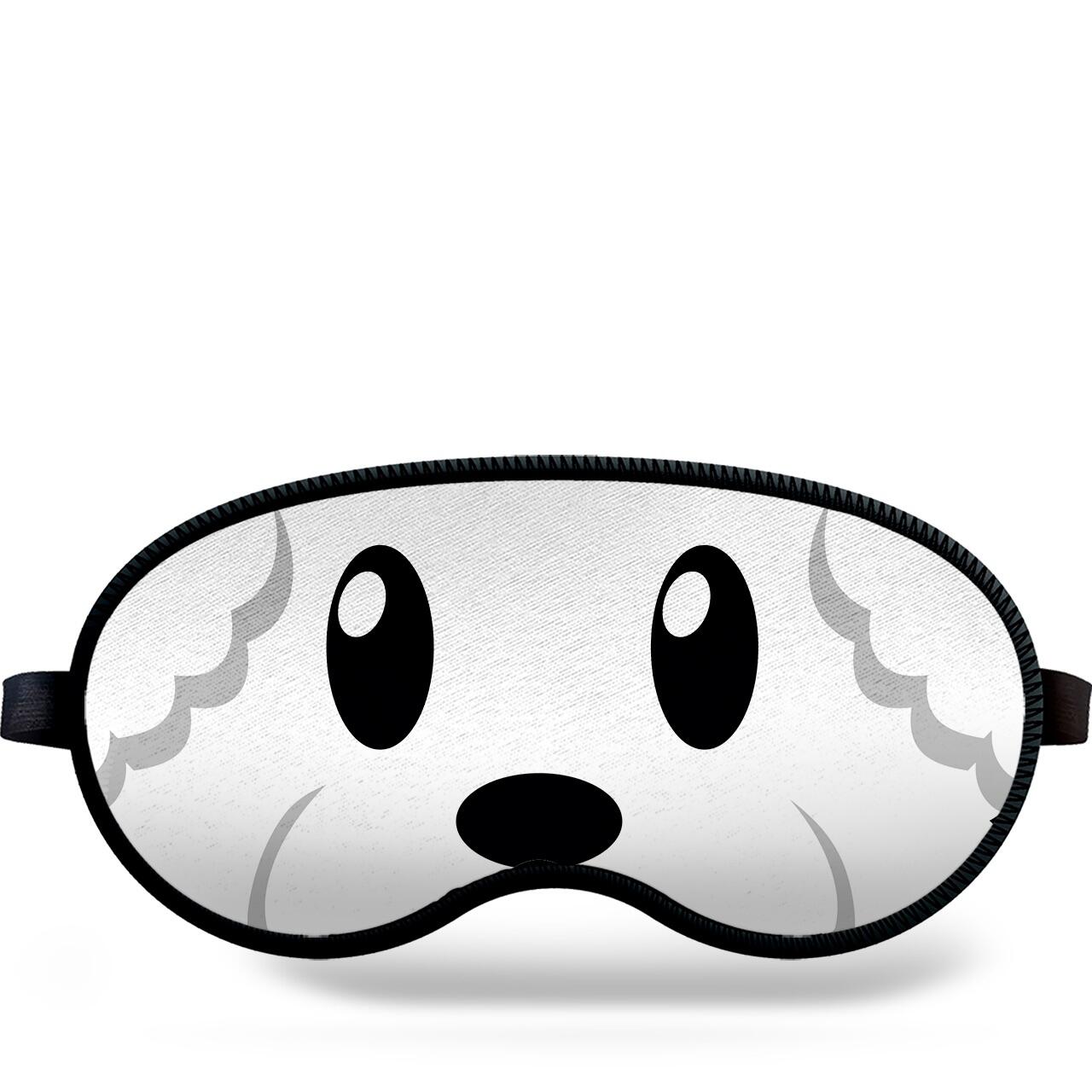 Máscara de Dormir Bichon Frisé