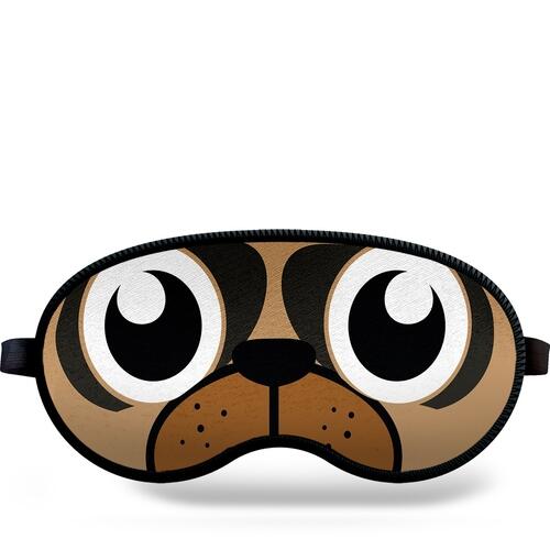 M�scara de Dormir Cachorro de Olhos Bem Abertos