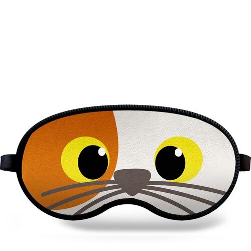 M�scara de Dormir Gato Tricolor