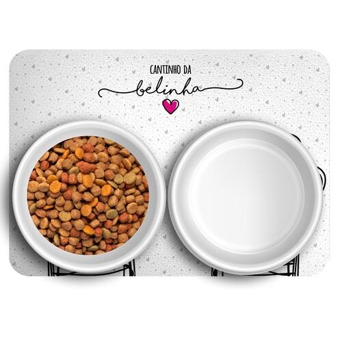 Tapete para Comedouro Personalizado - Cole��o Patinha