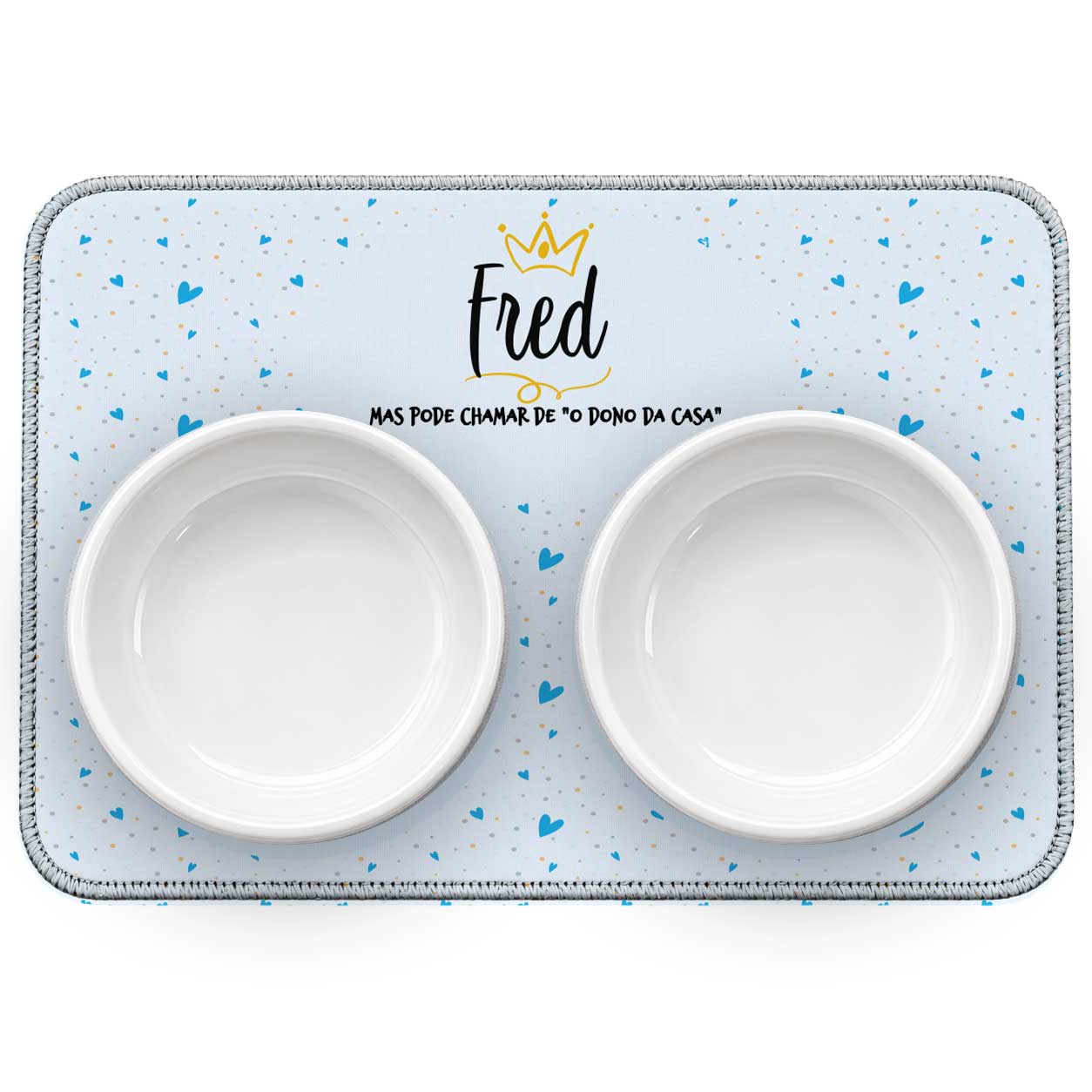 Tapete Duplo Antiderrapante Personalizado - Príncipe ou Princesa