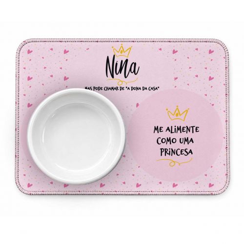 Tapete Duplo Antiderrapante Personalizado - Príncipe ou Princesa