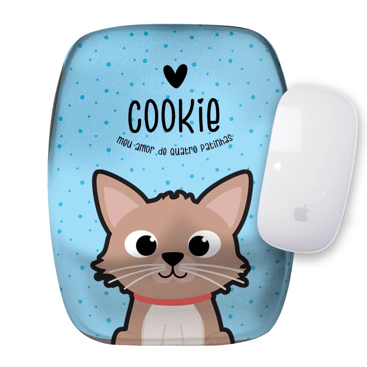 Mouse Pad Personalizado Gato Creme