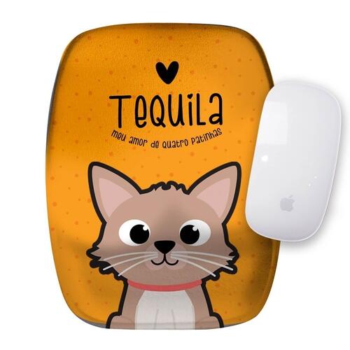 Mouse Pad Personalizado Gato Creme